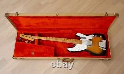 1956 Fender Precision Bass Vintage Electric Bass Guitar Sunburst with Case