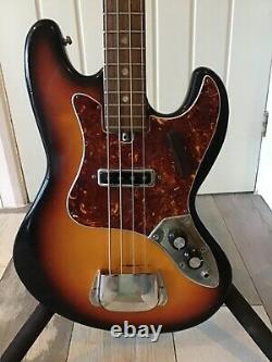 1960/70's Teisco Short Scale Bass. Right Handed