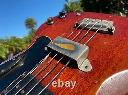 1963 Gibson EB-0 4 String Bass Vintage Cherry Red with Case