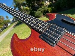 1963 Gibson EB-0 4 String Bass Vintage Cherry Red with Case