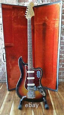 1964 Fender Bass VI Electric Guitar with OHSC 100% Original