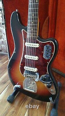 1964 Fender Bass VI Electric Guitar with OHSC 100% Original