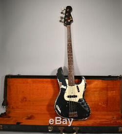 1966 Fender Jazz Bass Charcoal Frost Original Vintage Electric Guitar withOHSC