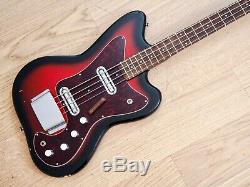 1966 Silvertone 1443 Vintage Electric Bass Guitar Full Scale, Danelectro USA