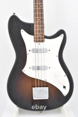 1966 Vox Bassmaster electric bass guitar UK JMI dark sunburst
