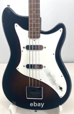 1966 Vox Bassmaster electric bass guitar UK JMI dark sunburst