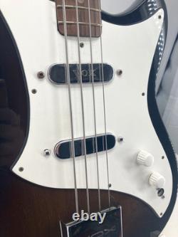 1966 Vox Bassmaster electric bass guitar UK JMI dark sunburst
