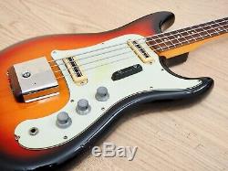 1966 Yamaha SB-2 Vintage Electric Bass Guitar Short Scale 100% Original with Case