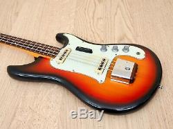 1966 Yamaha SB-2 Vintage Electric Bass Guitar Short Scale 100% Original with Case