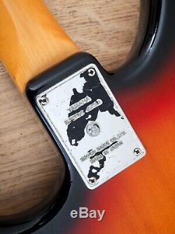 1966 Yamaha SB-2 Vintage Electric Bass Guitar Short Scale 100% Original with Case