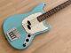1967 Fender Mustang Bass Vintage Electric Short Scale Bass Daphne Blue With Case