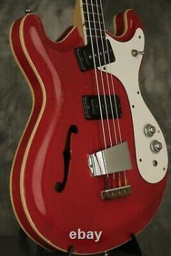 1967 Mosrite COMBO BASS semi-hollowbody RED