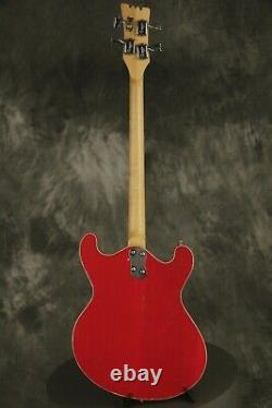 1967 Mosrite COMBO BASS semi-hollowbody RED