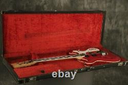 1967 Mosrite COMBO BASS semi-hollowbody RED