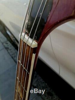 1970's Hondo Stereo Bass Guitar Sunburst Finish Good Working Order