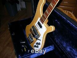 1970's Rickenbacker 4001 Vintage Electric Bass Guitar With Case