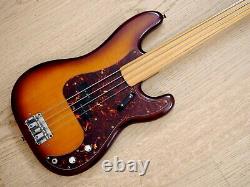 1970s Fernandes Fretless Vintage Electric P Bass FPB-70 VBS-FL Stone Logo, Japan