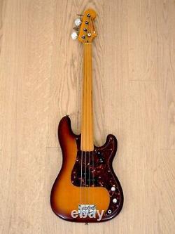 1970s Fernandes Fretless Vintage Electric P Bass FPB-70 VBS-FL Stone Logo, Japan