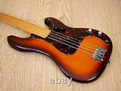 1970s Fernandes Fretless Vintage Electric P Bass FPB-70 VBS-FL Stone Logo, Japan