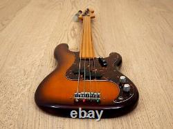 1970s Fernandes Fretless Vintage Electric P Bass FPB-70 VBS-FL Stone Logo, Japan