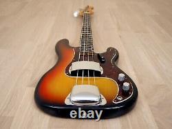 1971 Fender Precision Bass Vintage Electric Bass Guitar Sunburst with G&G Case