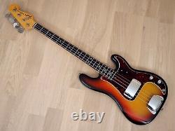 1971 Fender Precision Bass Vintage Electric Bass Guitar Sunburst with G&G Case