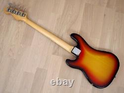 1971 Fender Precision Bass Vintage Electric Bass Guitar Sunburst with G&G Case