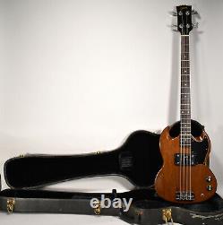 1972 Gibson EB-0 Walnut Finish Original Vintage Electric Bass Guitar withOHSC