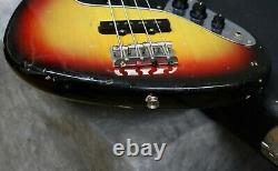 1974 Fender Jazz Bass Sunburst Andy Baxter Bass