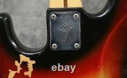 1974 Fender Jazz Bass Sunburst Andy Baxter Bass