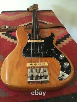 1976 Fender Precision Fretless Bass