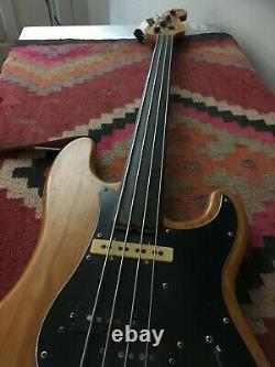 1976 Fender Precision Fretless Bass