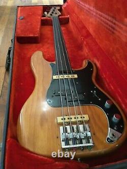 1976 Fender Precision Fretless Bass