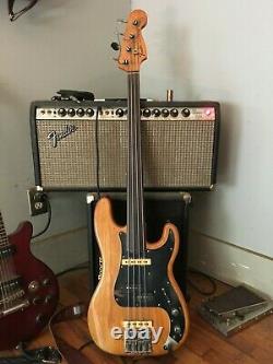 1976 Fender Precision Fretless Bass