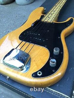 1976 Fender Precision USA Vintage Fullerton P-Bass All Original with Case