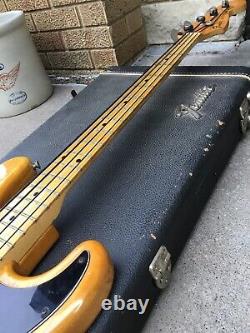 1976 Fender Precision USA Vintage Fullerton P-Bass All Original with Case