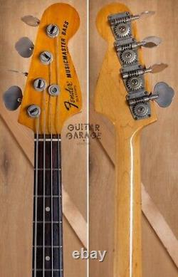 1978 Fender USA American Musicmaster Bass guitar Olympic White cool vintage