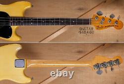 1978 Fender USA American Musicmaster Bass guitar Olympic White cool vintage