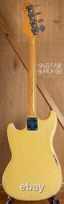 1978 Fender USA American Musicmaster Bass guitar Olympic White cool vintage