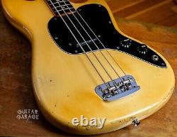 1978 Fender USA American Musicmaster Bass guitar Olympic White cool vintage