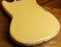 1978 Fender USA American Musicmaster Bass guitar Olympic White cool vintage