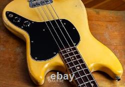 1978 Fender USA American Musicmaster Bass guitar Olympic White cool vintage
