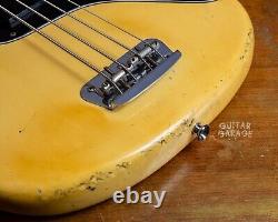 1978 Fender USA American Musicmaster Bass guitar Olympic White cool vintage