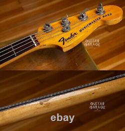 1978 Fender USA American Musicmaster Bass guitar Olympic White cool vintage