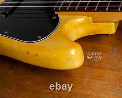 1978 Fender USA American Musicmaster Bass guitar Olympic White cool vintage