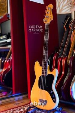 1978 Fender USA American Musicmaster Bass guitar Olympic White cool vintage