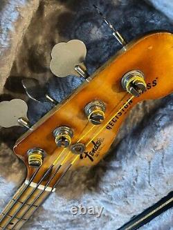 1978 Fender USA Precision Bass Vintage with Maple Neck + New Hardcase