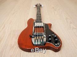 1978 Ovation Magnum 1 Vintage Electric Bass Guitar Stereo Mahogany withohc