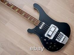 1978 Rickenbacker 4001 Vintage Bass Jetglo Left Handed with Toaster & Horseshoe