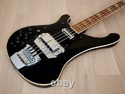 1978 Rickenbacker 4001 Vintage Bass Jetglo Left Handed with Toaster & Horseshoe